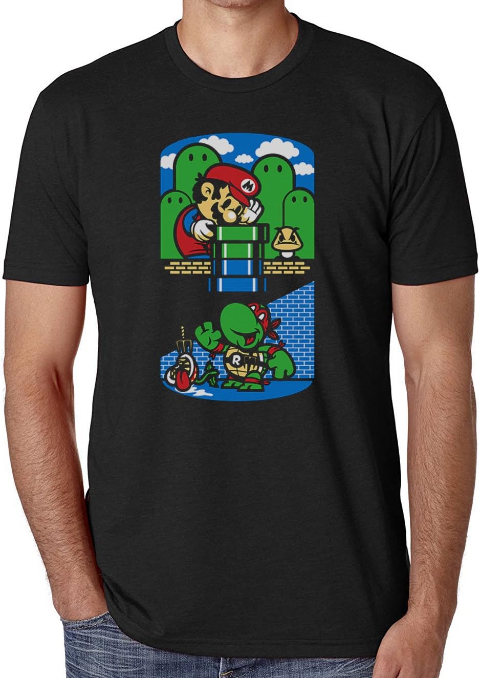 Thanks for The Help Mario & TMNT Retro Gaming T-Shirt