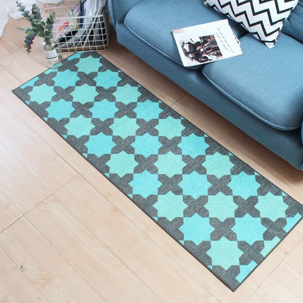 YONGLIA Nordic Bedroom Bedside Carpet, Rectangular Carpet