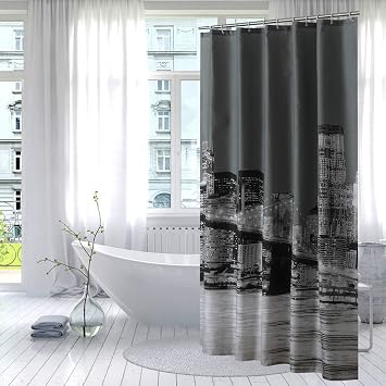 Tmjj Badezimmer Polyester Dicker Stoff Vorhang Fur Die Dusche 59