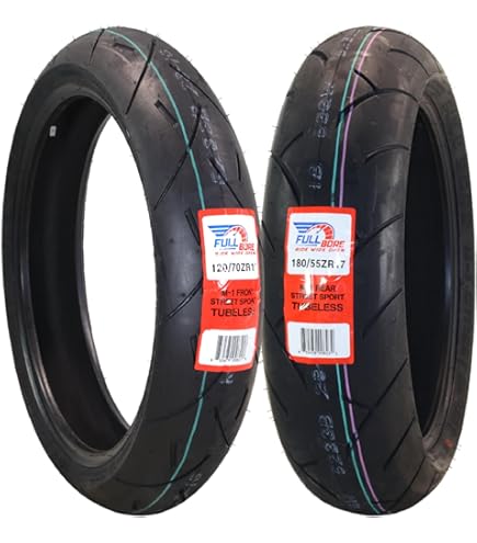 スポーツタイヤ 120/70 ZR17 180/55 ZR17 Continental 120/70-17 180/55-17 Front Rear Tire Set Conti Motion