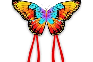 XIDA KITE Xida Butterfly Kite for Kids & Adults, Easy to Fly, Ages 4-8, Large Kite with 300ft Handle, Perfect for Beach Trips