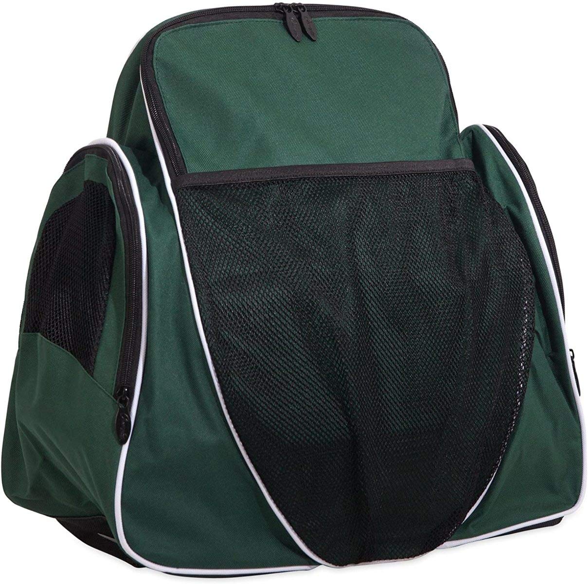 Champion Sports Deluxe All Purpose Backpack 18" x 19" x 10", Dark Green, 18" x 19" x 10"