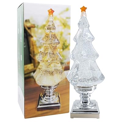 Buy Dromance Swirling Glitter Christmas Tree With Music Led Light Up X Mas Tree Music Snow Globe Battery Operated And Usb Cord Christmas Tree Table Decoration Light Christmas Decoration Online In Japan B07h9w4qhw