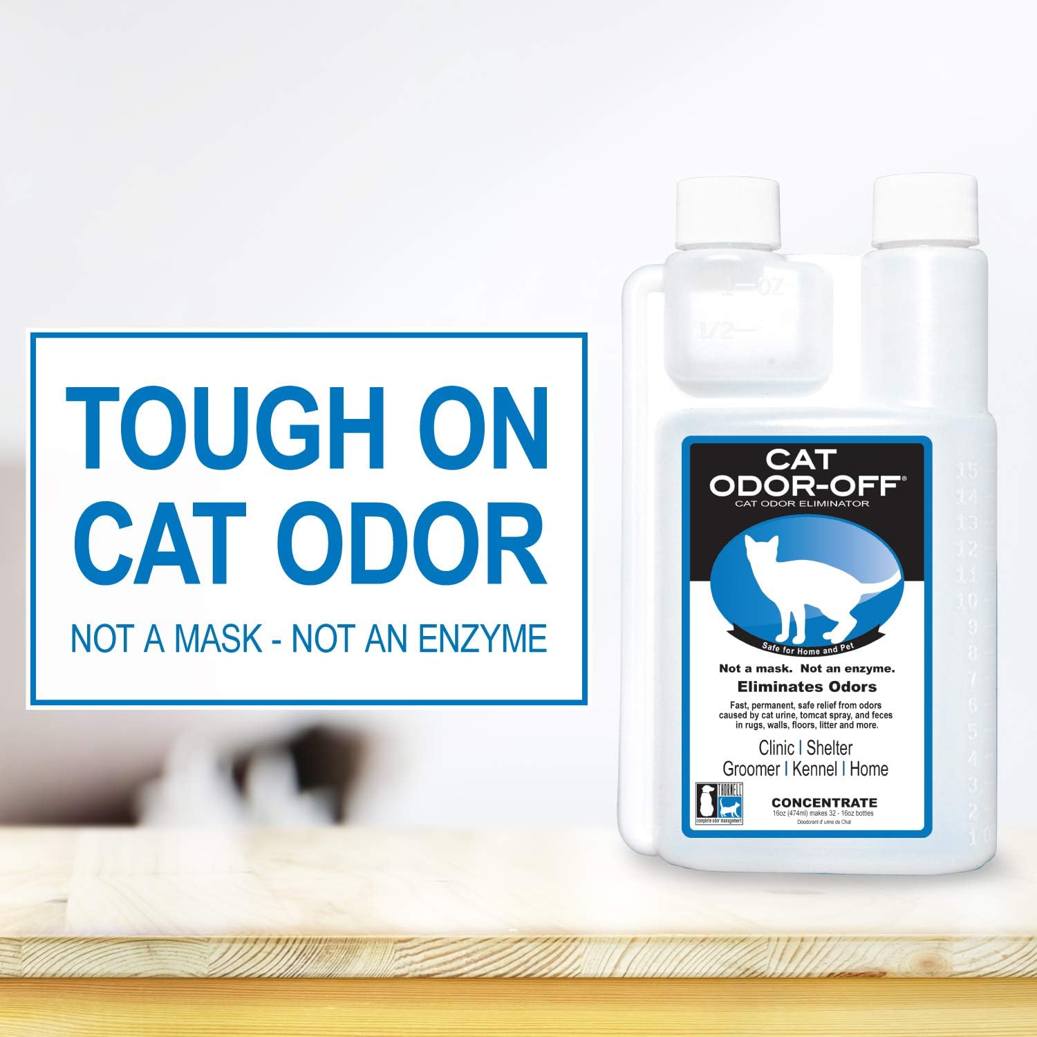 Amazon Com Thornell Cat Odor Off Concentrate 16 Ounce Pet Odor And Stain Removers Pet Supplies