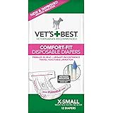 vet's best diapers for dogs