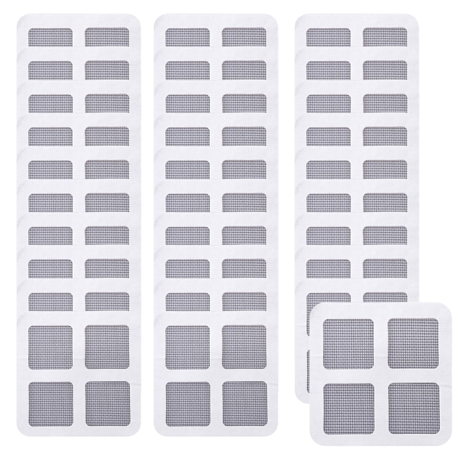 Acpetdr Disposable Shower Drain Hair Catcher, 30Pcs Square Floor Drain Mesh Anti-Blocking Strainer Sticker, Drain Hair Catcher for Pet Hair, For Bathroom Bathtub Kitchen Drain