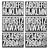 9 Sheets Self Adhesive Vinyl Letters Numbers