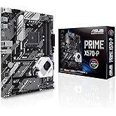 ASUS Prime X570-P Ryzen 3 AM4 with PCIe Gen4, Dual M.2 HDMI, SATA 6GB/s USB 3.2 Gen 2 ATX Motherboard