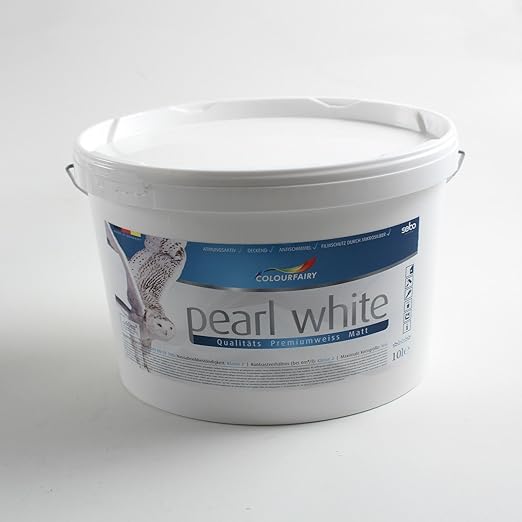 10L colourf Airy Pearl White AntiMould Wall Paint White Interior Wall