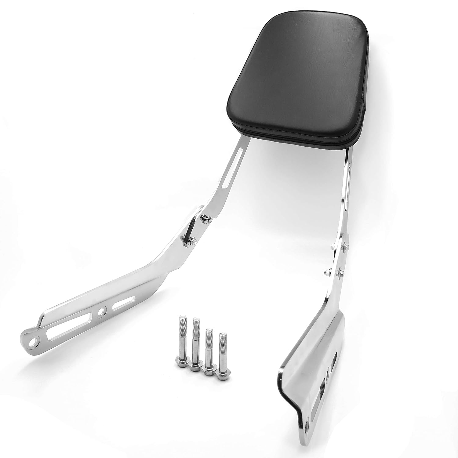 B01442AUSG XKMTFlame Fire Style Backrest Sissy Bar with Leather Pad