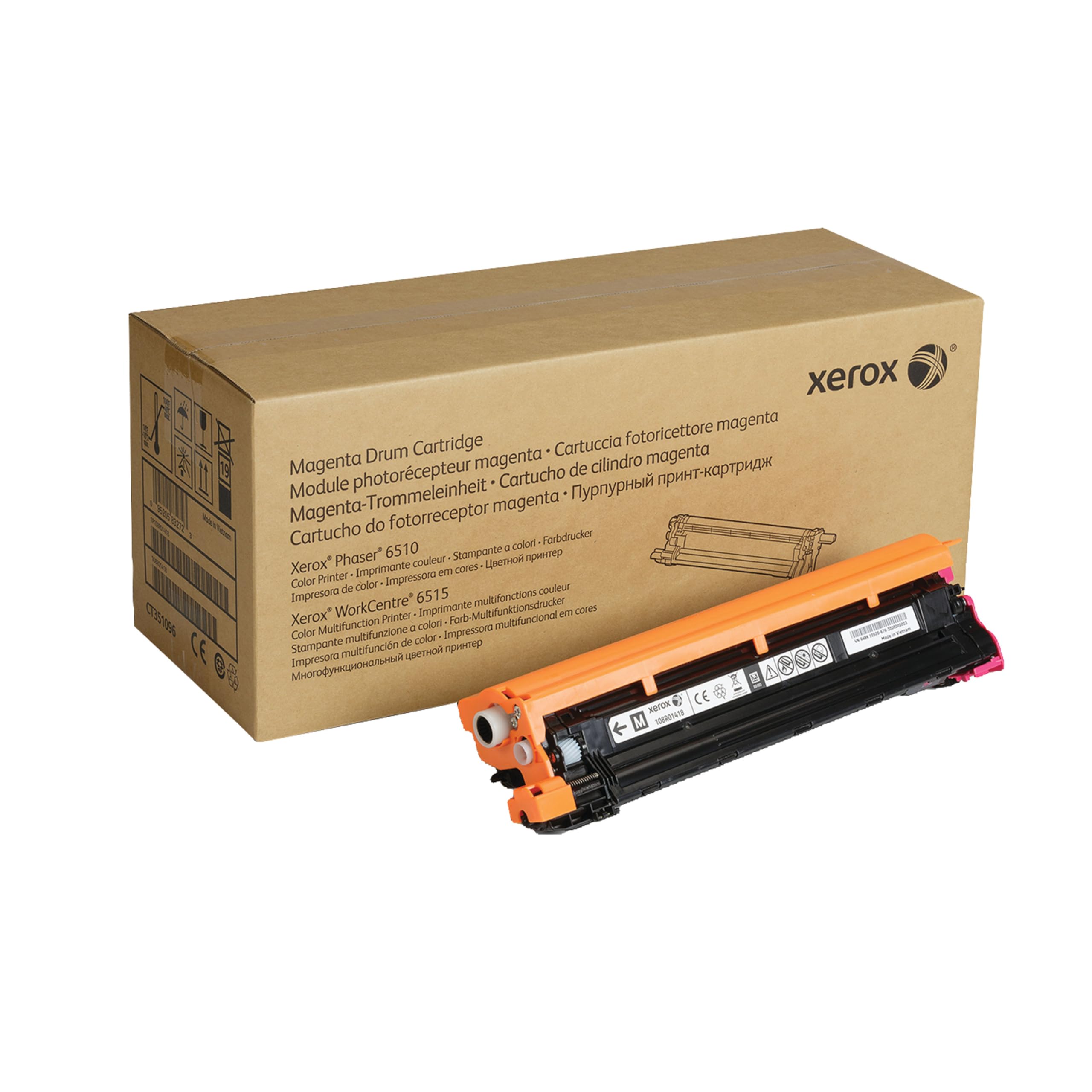 Xerox Genuine Phaser 6510 / Workcentre 6515 Magenta Drum Cartridge (48,000 Pages) - 108R01418