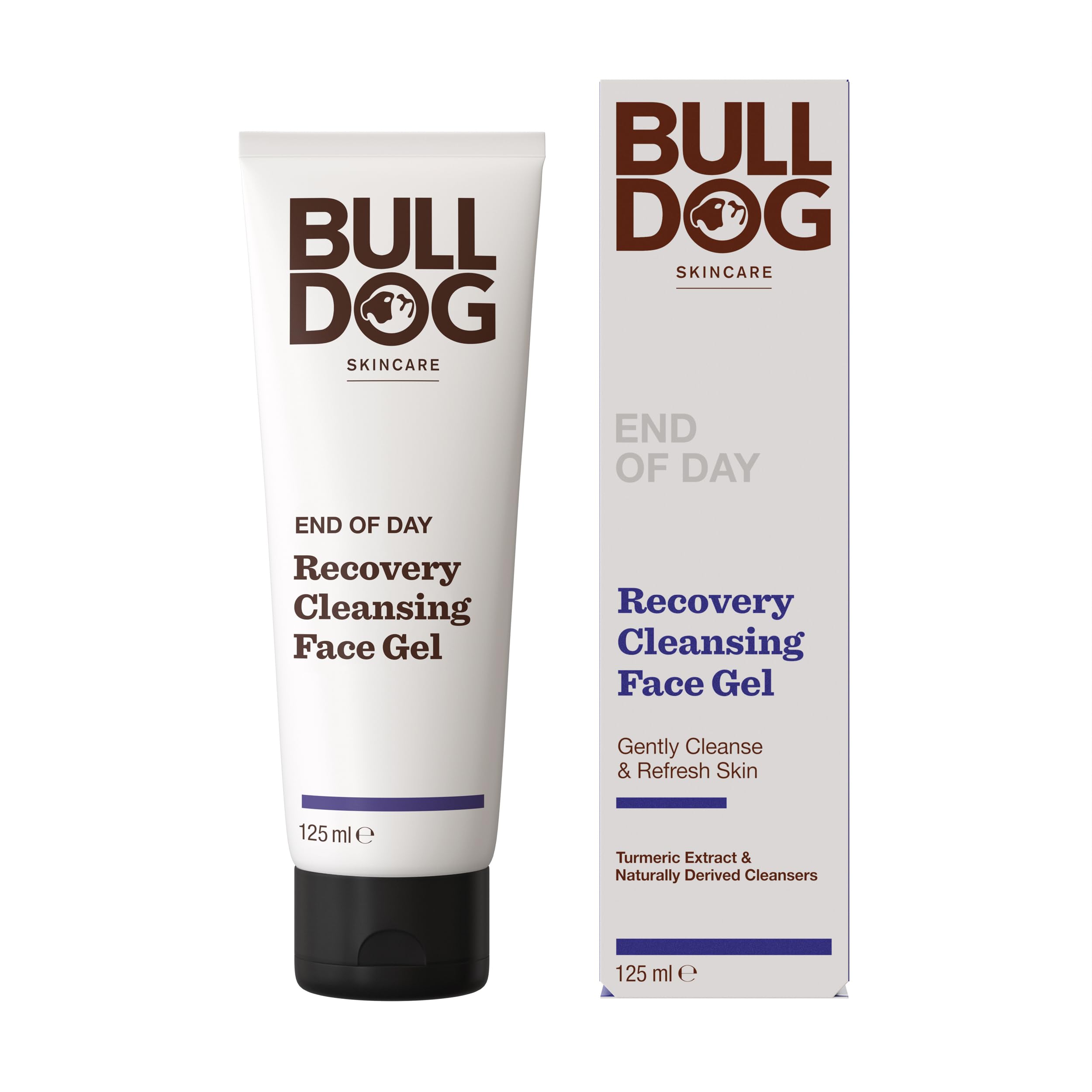 Bulldog Skincare - End Of Day Recovery Cleansing Gel for Men | Face Wash | 125 ml