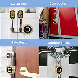 Fingerprint Padlock, Eseesmart Padlock Long