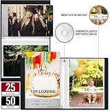 Lanpn Photo Album 3.5x5 50 Pics Twin Pack Linen Green 9x13cm Top Loading view 4