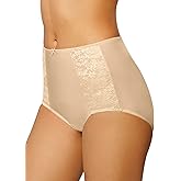 Bali womens Double Support Brief, Women's Cool Comfort Underwear, Full Coverage Brief Panty
