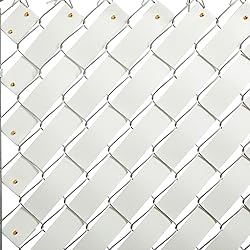 HTTMT- White Chain Link Fence Privacy Slats Tape
