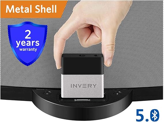 DockLinQ Pro Bluetooth 5.0 aptX Adapter Mit Geringer Latenz Empfänger für Bose Sounddock und 30 ...