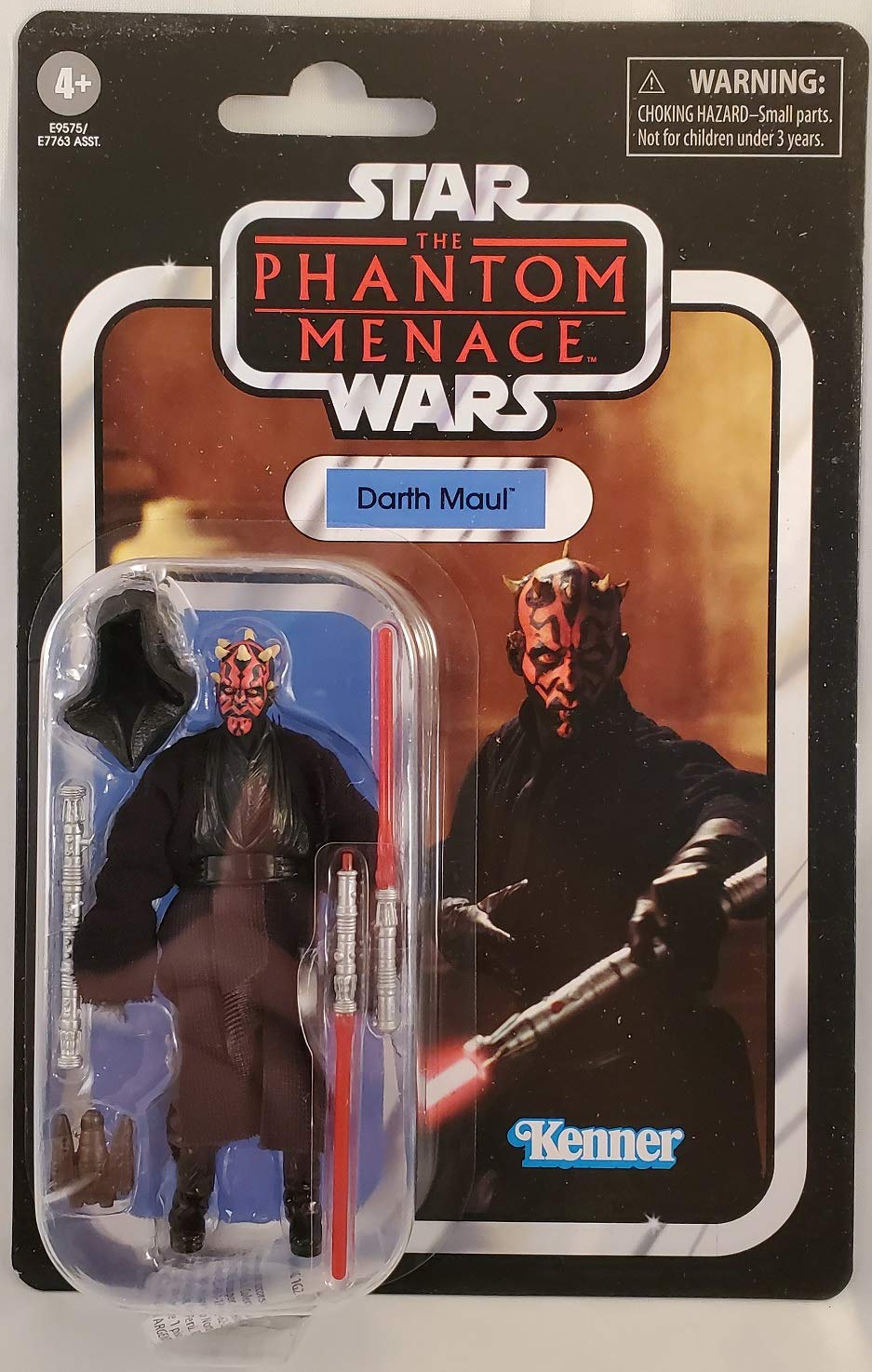 STAR WARS The Vintage Collection Darth Maul Toy, figura de acción de The Phantom Menace a escala de 3,75 pulgadas, juguetes para niños a partir de 4 años