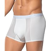 Arjen Kroos Mens Boxer Briefs Sexy Modal Mesh Underwear with Pouch Moisture Wicking Breathable Trunks 1 Pack