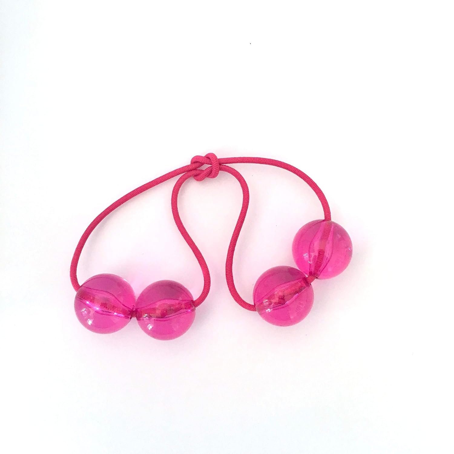 Amazon Com Pearl Hair Clips Hair Bobbles Pink Ponytail