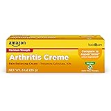 Amazon Basic Care Arthricream, Trolamine Salicylate 10%, Analgesic & Arthritis Pain Relief Cream, 3 Ounces