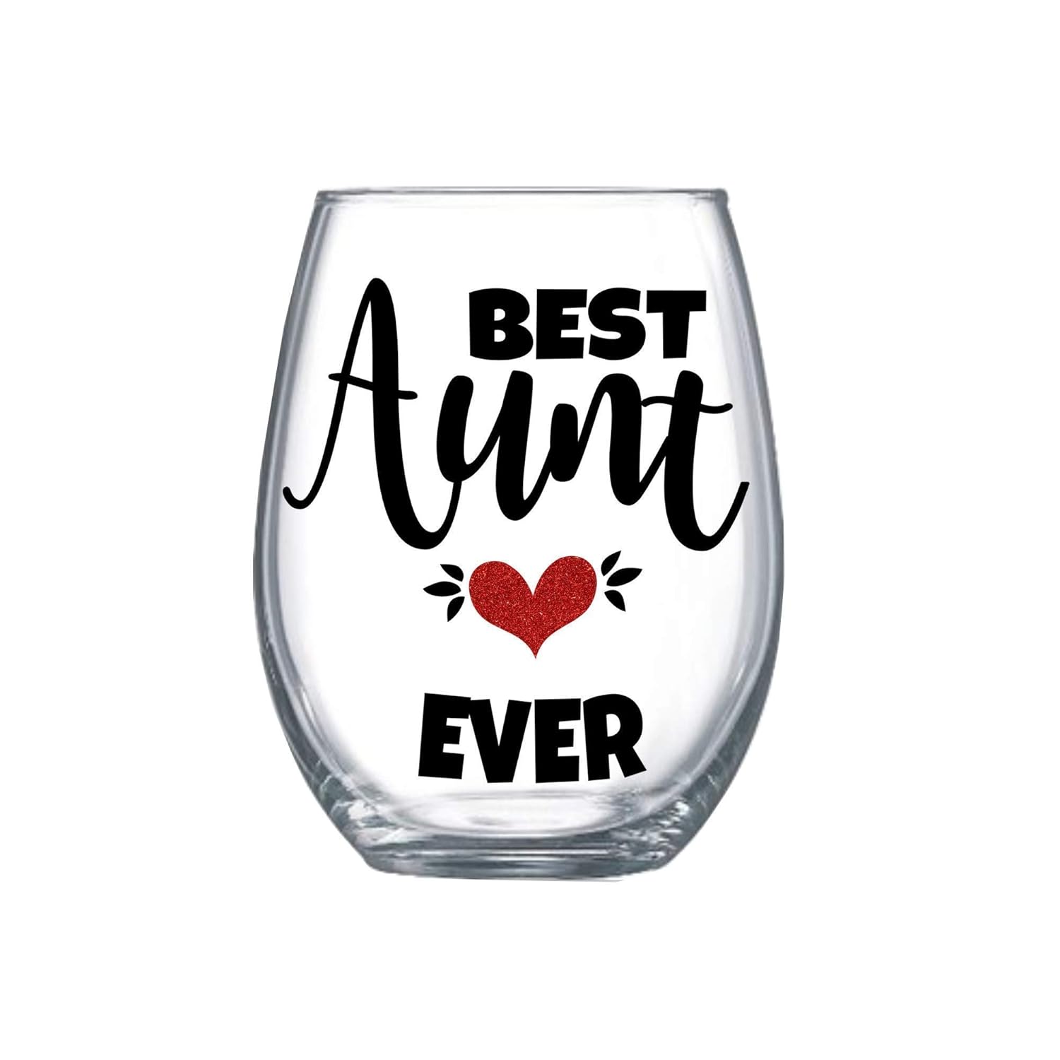 Best Aunt Ever Gifts for Auntie Stemless Wine Glass her