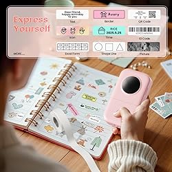 Phomemo Label Maker Machine, D30 Portable Handheld