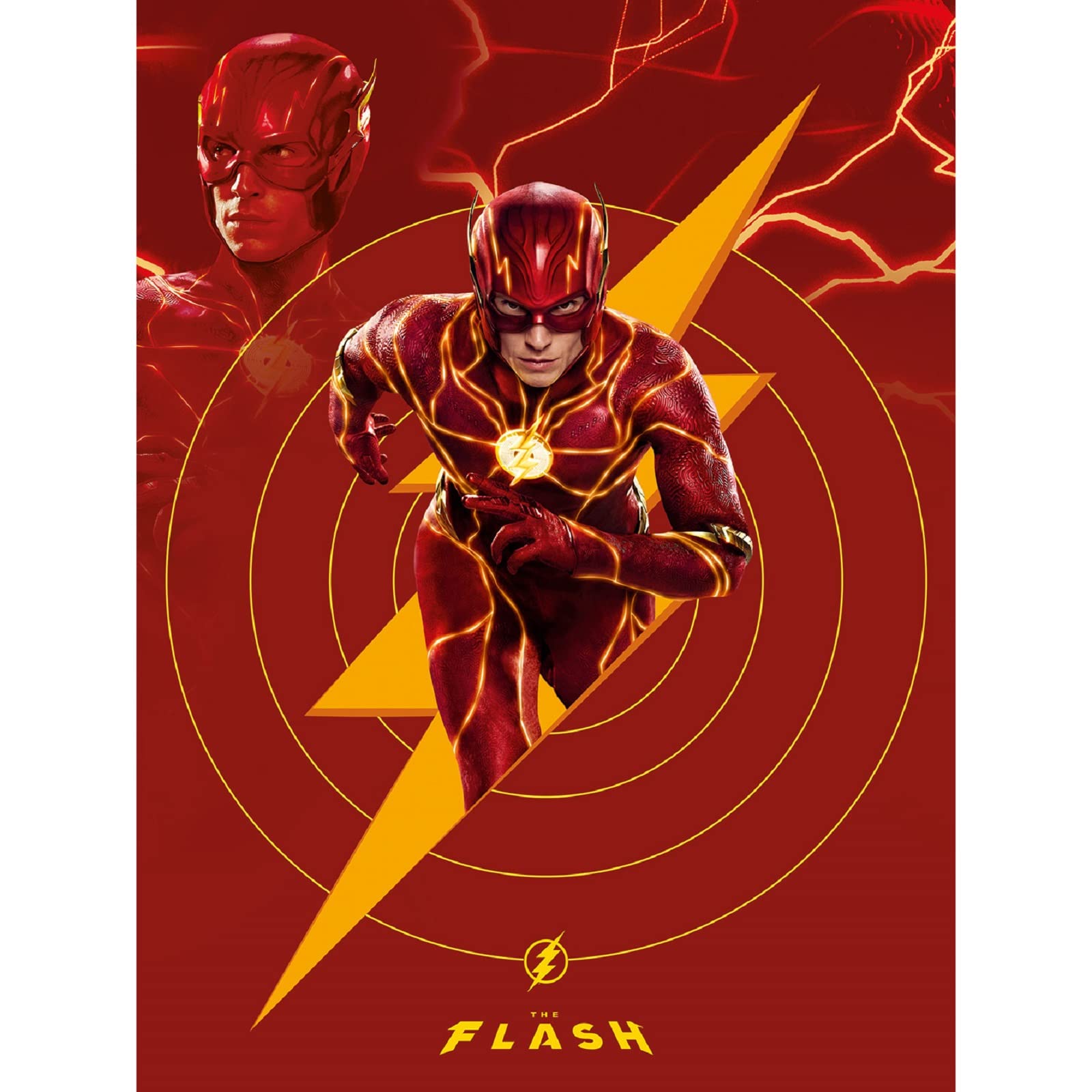 Pyramid International The Flash Canvas (Energy Design) Canvas 30cm x 40cm, Wall Pictures for Men, Women and Kids - Official Merchandise