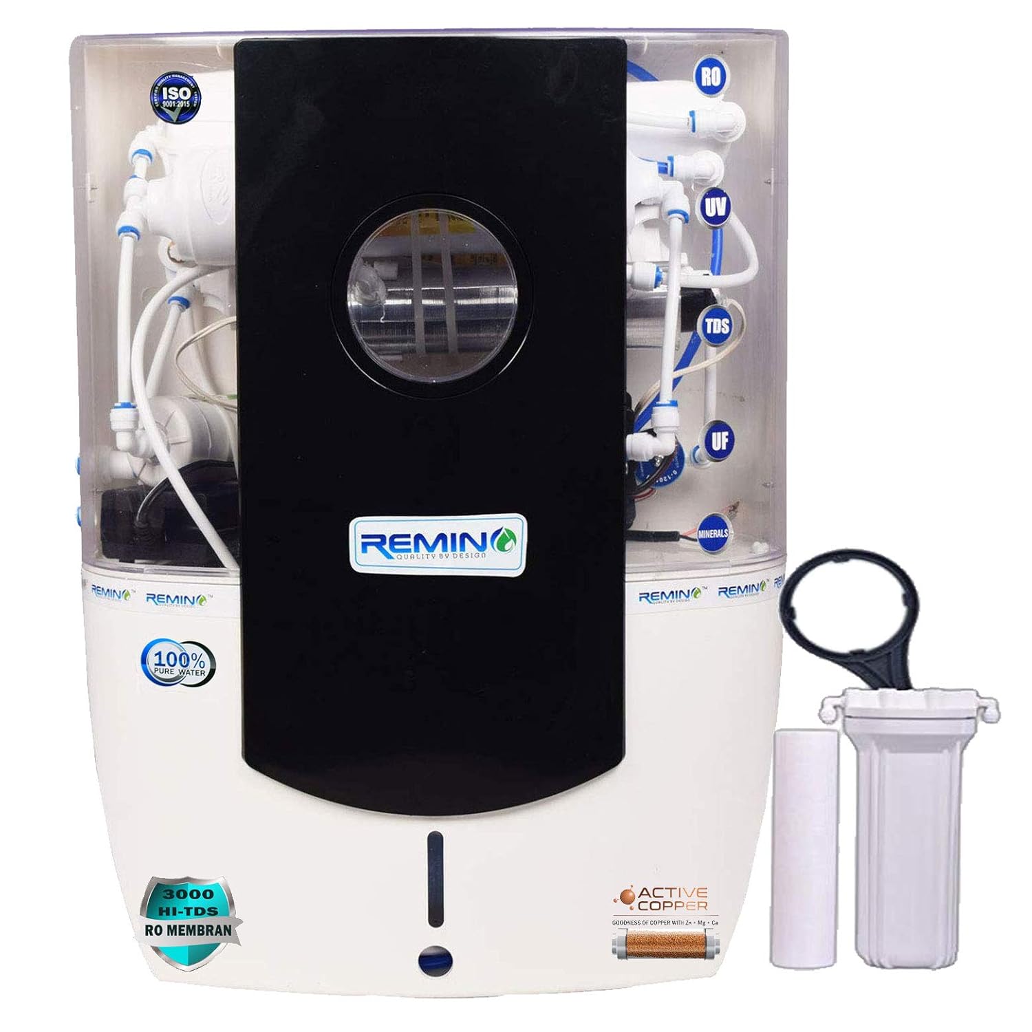 Best Copper RO + UV + UF + TDS Water Purifier 12 Liter Remino Best