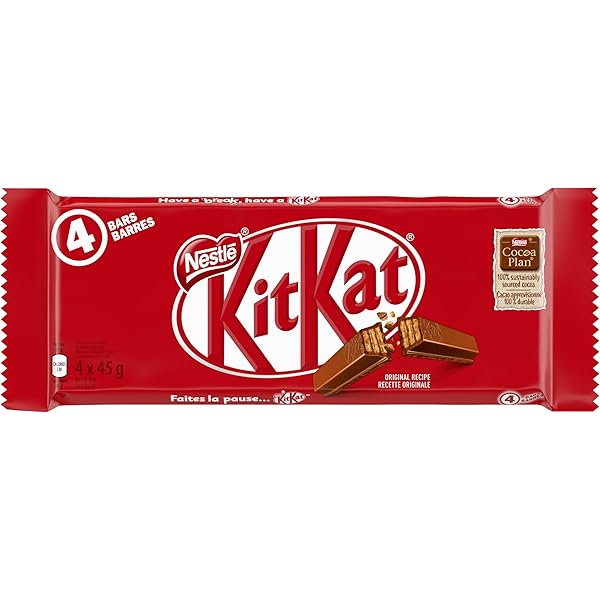 Amazon.com : KIT KAT 4 Finger Milk Chocolate Multipack 4x45g, 3