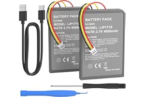 KEKUCULL 2 Pack Batteries for PlayStation5 Controller,Replacement Lithium Battery for PlayStation5 Wireless Controller,Includes Tool Kit