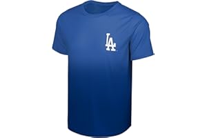 FOCO MLB Men's Official Primary Logo Premier Performance Gradient T-Shirt