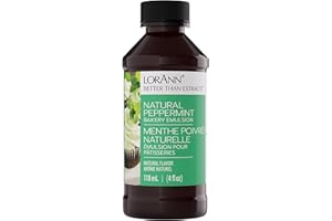 LORANN OILS LorAnn Bakery Emulsions (Peppermint, 4 Fl Oz (Pack of 1))