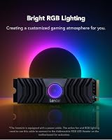 Lexar NM1090 1TB PCIe 5.0 NVMe SSD M.2 2280 with Heatsink RGB USB view 4