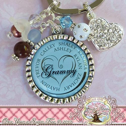 Personalized Grandma Keychain, Gift for
