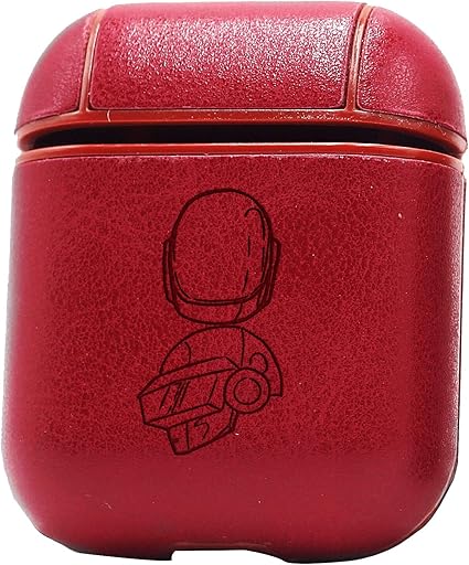 Daft Punk Vintage Pink Air Pods Protective Leather Case Cover A New Class Of Luxury To Your Airpods Premium Pu Leather And Handmade Exquisitely By Master Craftsmen Amazon Ca Electronics