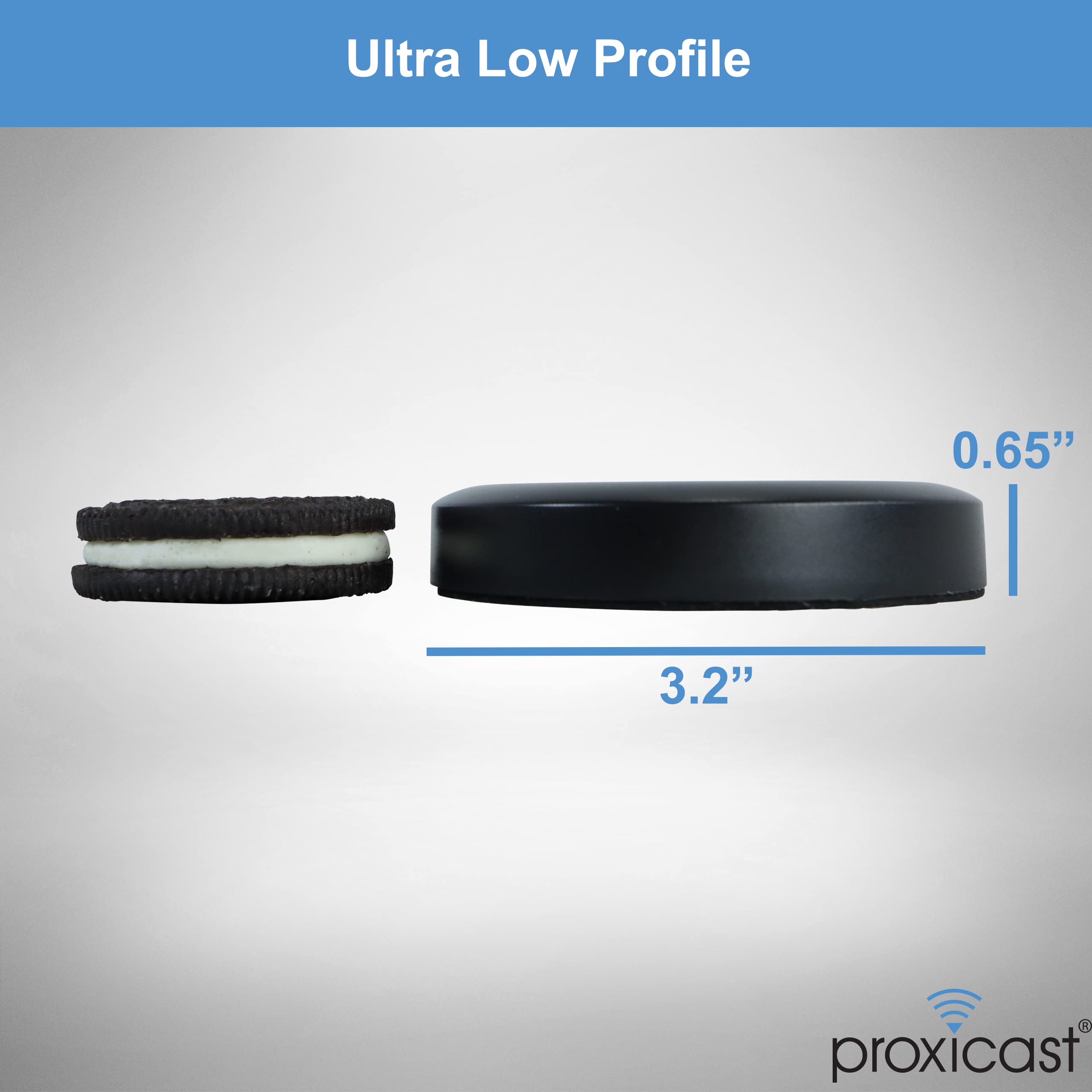 Proxicast Ultra Low Profile MIMO 4G / 5G Omni-Directional Screw-Mount Puck Antenna for Verizon, AT&T T-Mobile (and Others) Modems & Routers with SMA External Antenna Jacks (ANT-122-S02)