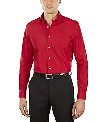 Van Heusen Men's Dress Shirt Fitted Poplin