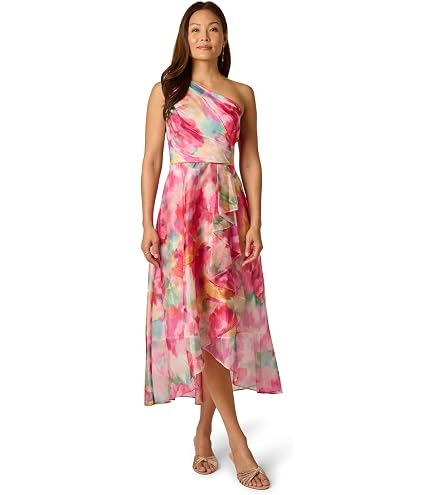 adrianna papell women's floral high-low midi dress reviews Organza Dress, Sage Multi, 4 Size:M - 36/37 See Through Tulle Outdoor Snag this Adrianna Papell Sustainable Fabric Mini Dress