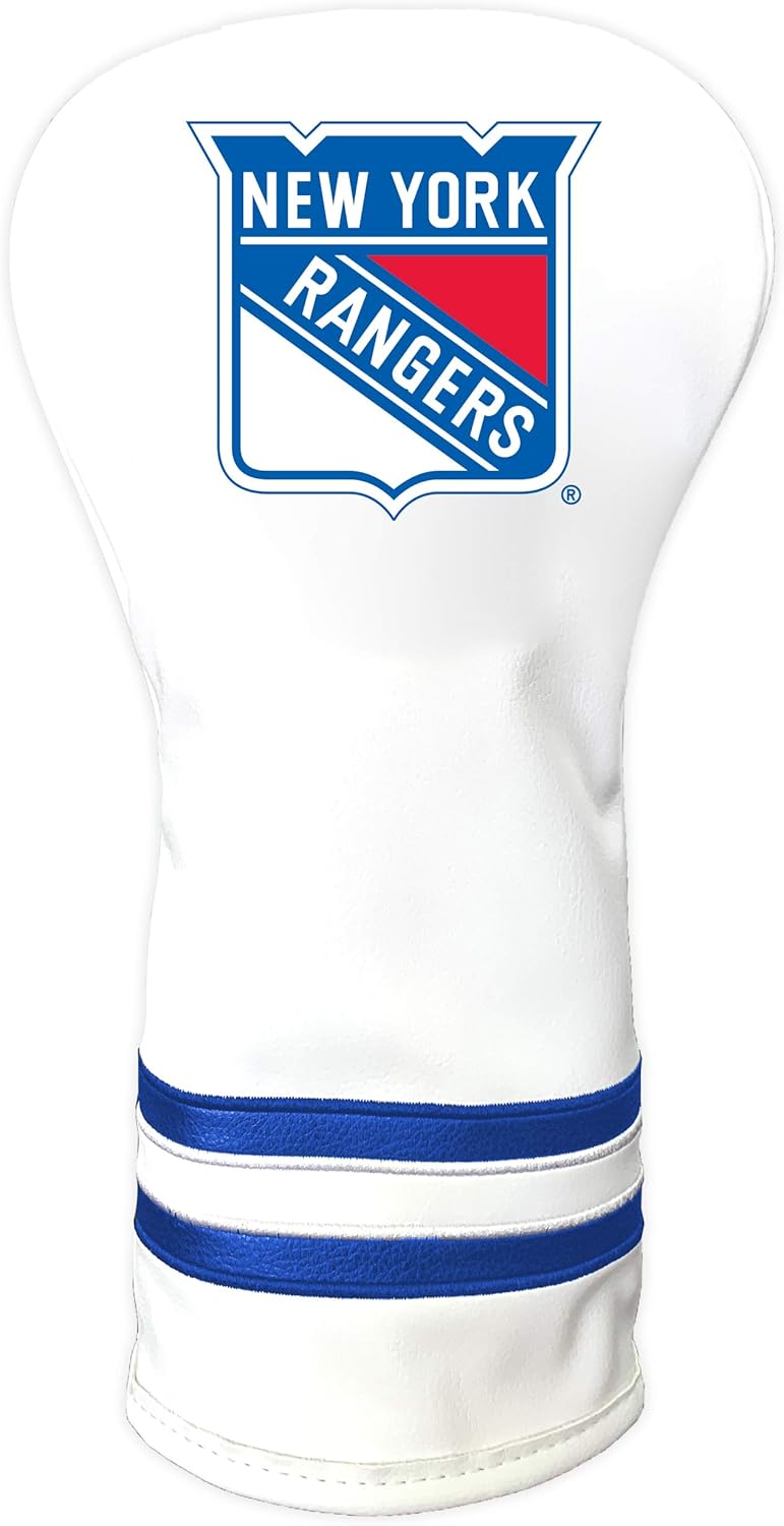 Team Golf NHL New York Rangers White Vintage Driver Golf Club Headcover, Form Fitting Design, Retro Design & Superb Quality : Sports & Outdoors