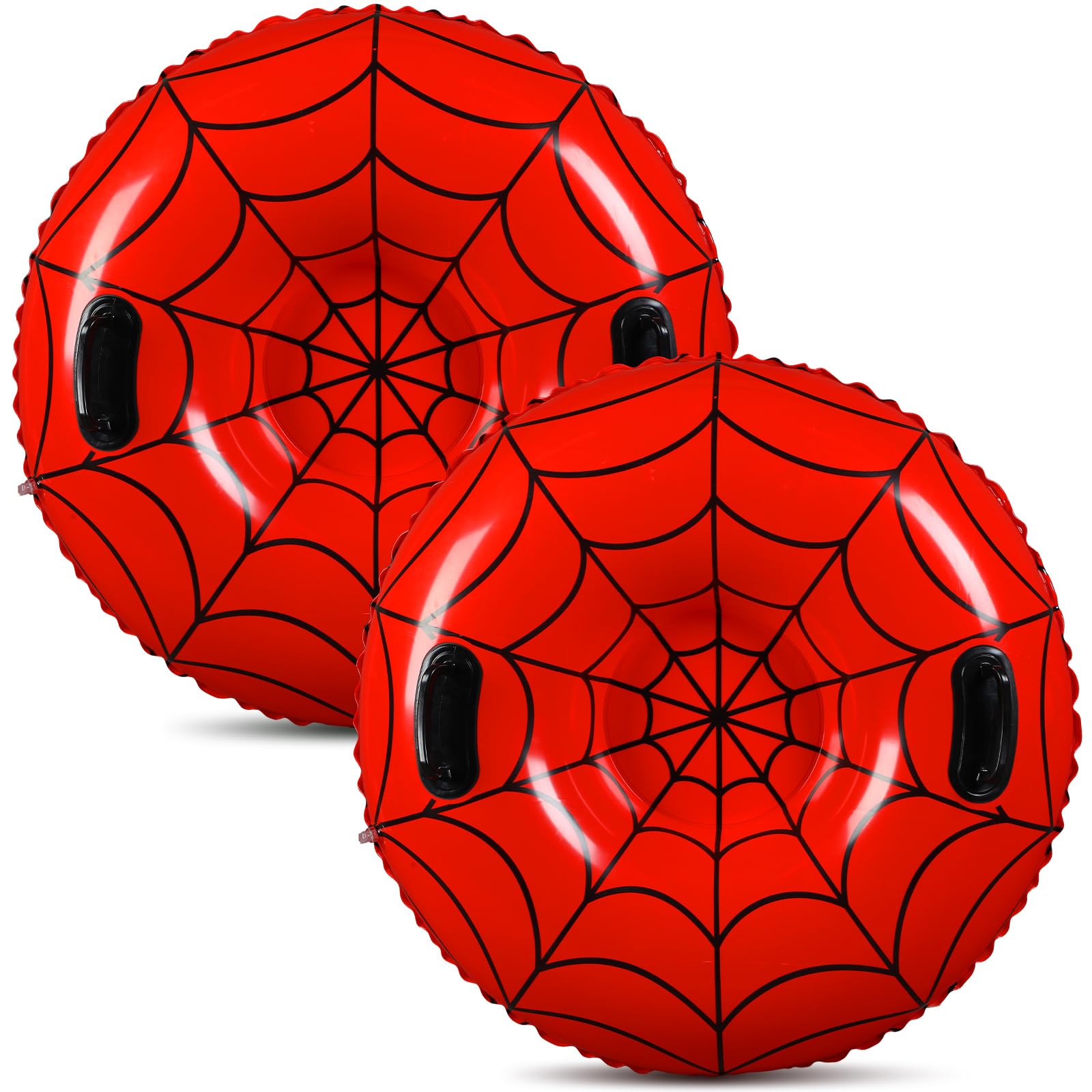 Photo 1 of 2 Pack Snow Tubes Inflatable Sleds for Kids, 36 Inch Thickened Heavy Duty Inflatable Snow Sleds for Winter with Sturdy Handles Durable Winter Toys for Outdoor Sledding Tube Gift