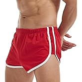 AIMPACT Mens Running Shorts 3 Inch Gym Athletic Workout Short Shorts Vintage Booty Shorts