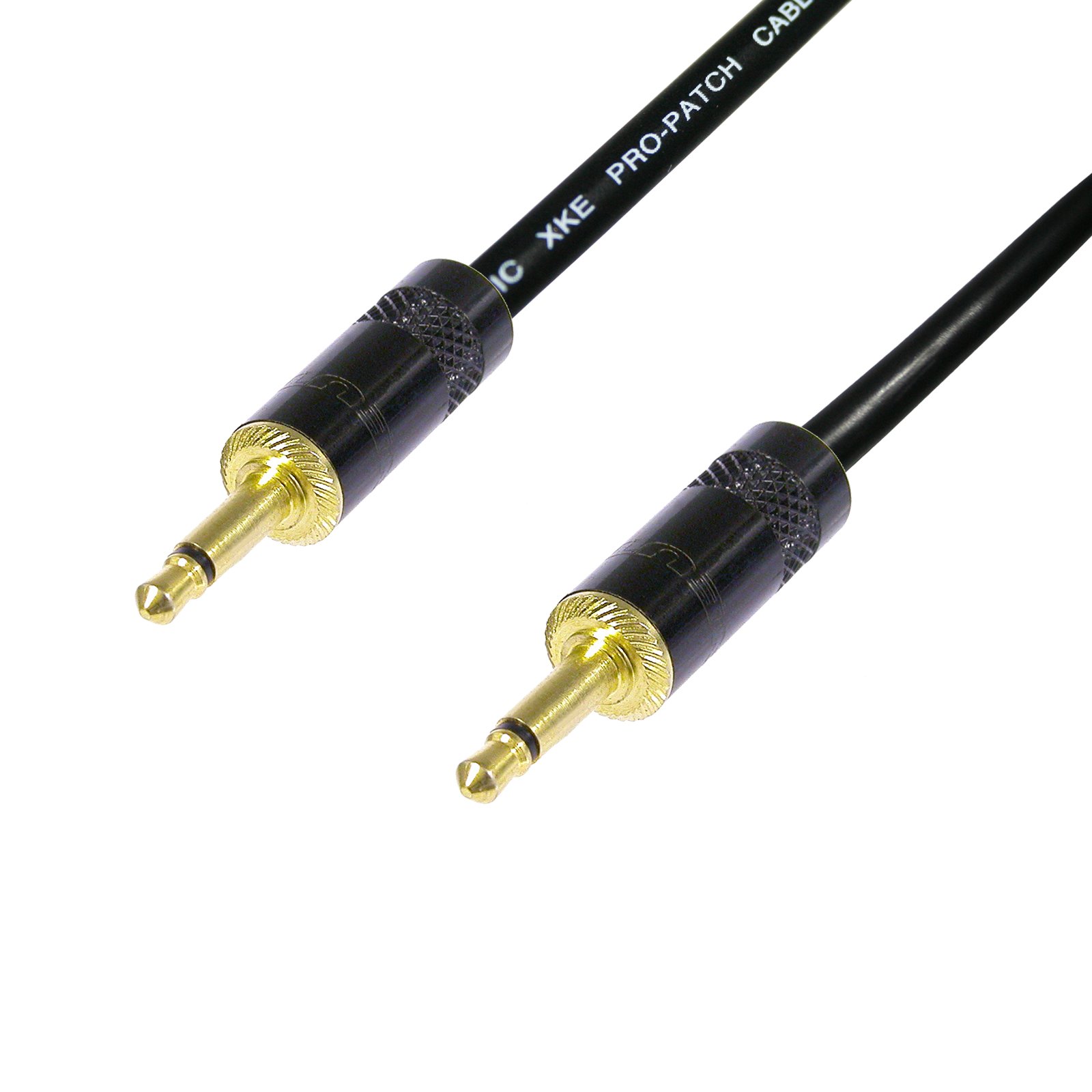 AV Link Cable 3.5 mm Mono Mini jack to 3.5 mm Mono Mini Jack Lead Audio Data DC (1.5 m, Black)