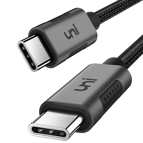 uni 100W USB C to USB C Cable 10ft, USBC Fast Charging Cable PD 5A
