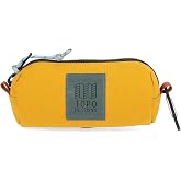 Topo Designs Burrito Bag Accessory Pouch (Mustard) | Small Zippered Pod for Daily Carry Items, Travel, Desk, Fully Foam Padded, Recycled Nylon, Carabiner for Easy Attachment, 1L