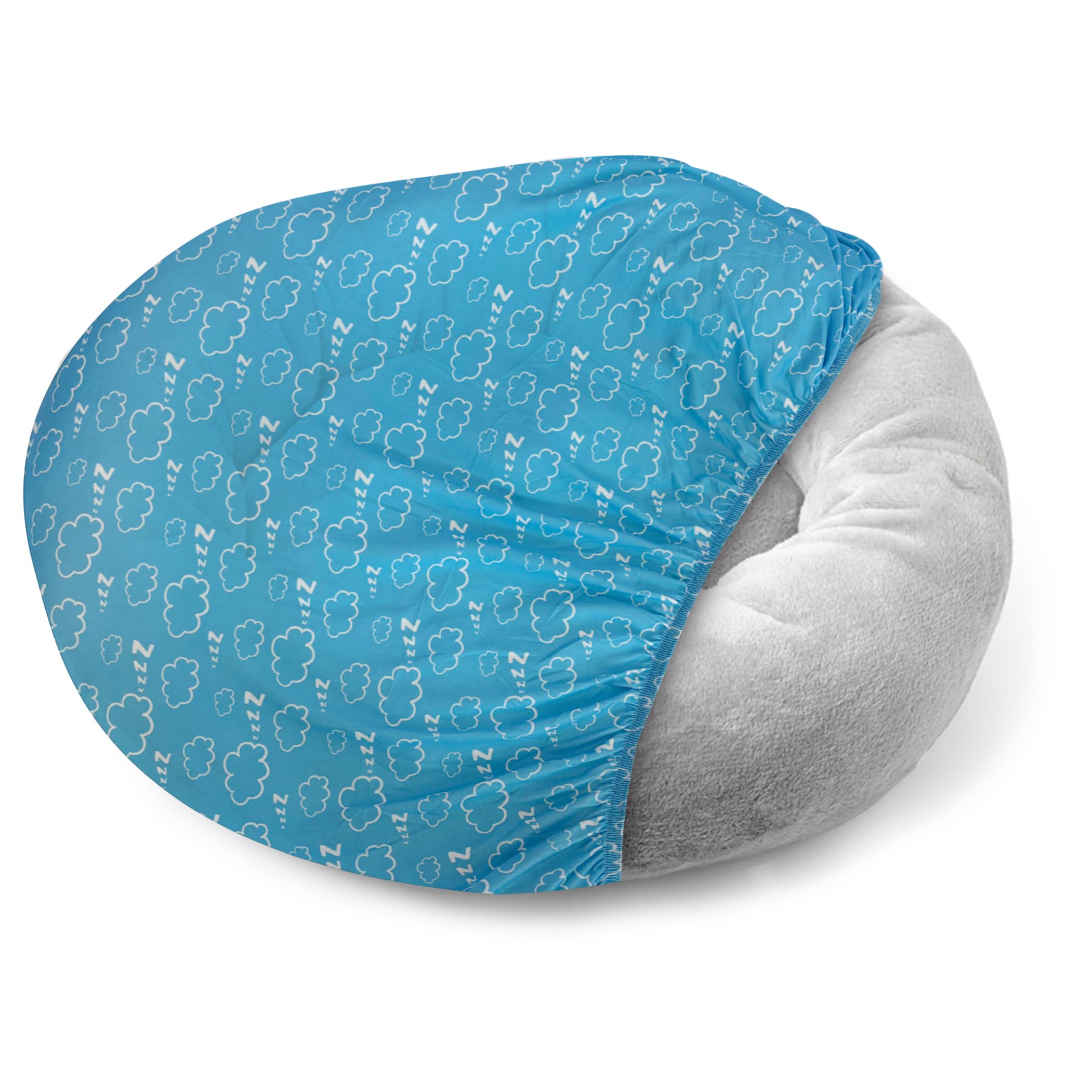 Photo 1 of Qwazy Cupcake Round Dog Bed Covers Replacement Washable, Dog Bed Washable Cover, for All Shapes (X-Large (Up to 55?), Cloud Nine)LPNPMFX0284033