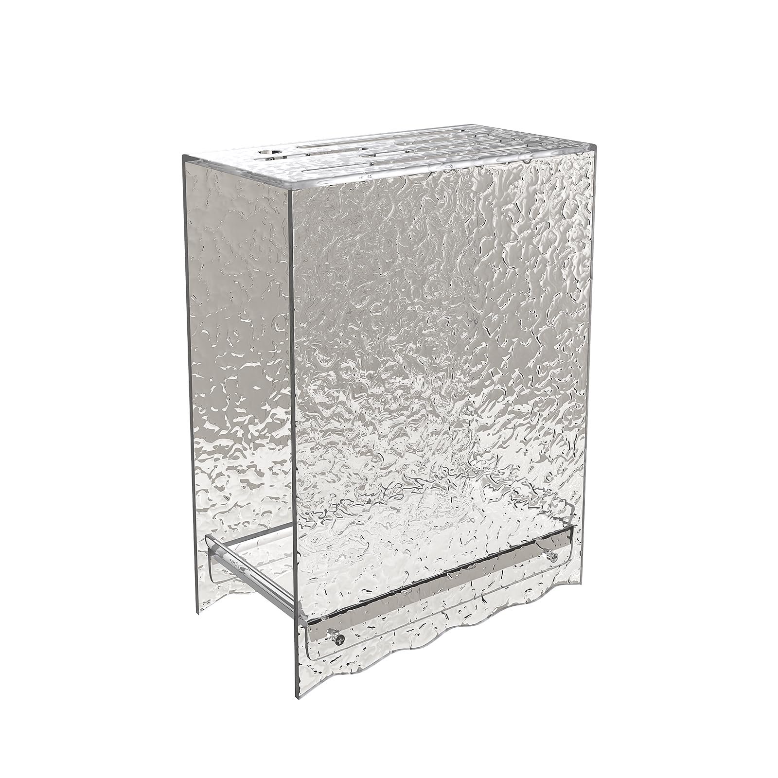Photo 1 of Smilco Acrylic Knife Block Holder - Clear Countertop Organizer for Chef Knives, Space-Saving Universal Knife Stand Without Knives Included, Dishwasher Safe Kitchen Storage for Culinary Enthusiasts