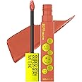 Maybelline Super Stay Matte Ink Liquid Lip Color, Moodmakers Lipstick Collection, Long Lasting, Transfer Proof Lip Makeup, Meditator, Coral Nude, 1 Count