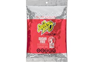Sqwincher Qwik Stick .11 Ounce Powder Concentrate Sticks Fruit Punch Lite Electrolyte Drink - Yields 20 Ounces (50 Each Per Package)
