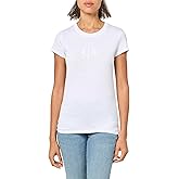 Armani Exchange Womens Tonal Stitched Logo Tee